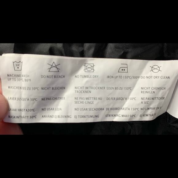 50% OFF Yest Charcoal Blazer Creased Look Jacket Braided Laces Shoulder Two - Picture 7 of 7